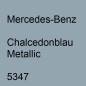 Preview: Mercedes-Benz, Chalcedonblau Metallic, 5347.